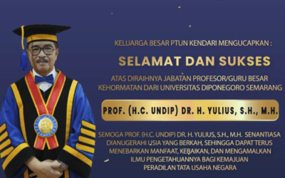 Ucapan Selamat Kepada Prof. (H.C. Undip) Dr. H. Yulius, S.H., M.H.