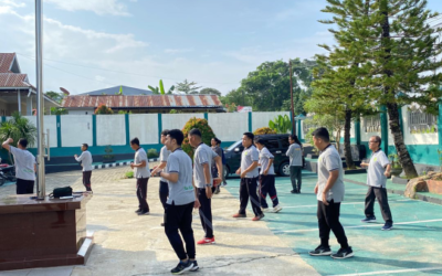 Senam Sehat Bersama Seluruh Aparatur PTUN Kendari