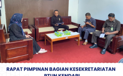 Rapat Pimpinan Bagian Kesekretariatan
