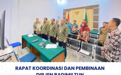 Rapat Koordinasi dan Pembinaan Dirjenbadilmiltun