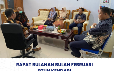 Rapat Bulanan Februari PTUN Kendari