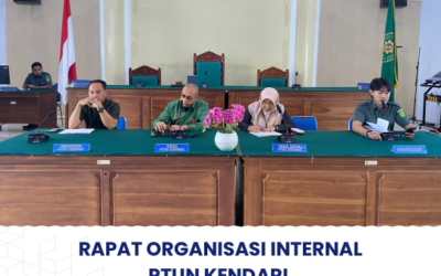Rapat Organisasi Internal PTUN Kendari