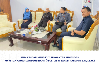 PTUN KENDARI MENGIKUTI PENGANTAR ALIH TUGAS