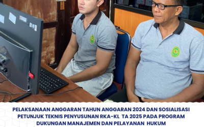 Sosialisasi Petunjuk Teknis Penyusunan RKA-KL TA 2025