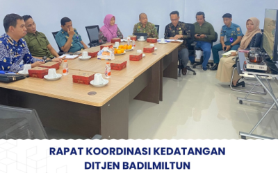 Rapat Koordinasi Kedatangan Ditjen Badilmiltun