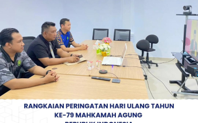 Rangkaian Peringatan Hari Ulang Tahun Ke-79 Mahkamah Agung Republik Indonesia