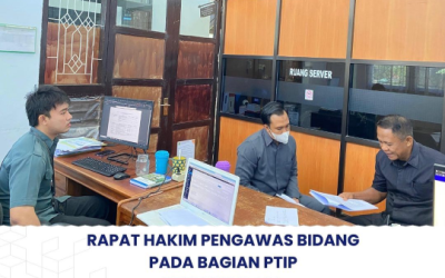 Rapat Hakim Pengawas Bidang Pada Bagian PTIP PTUN Kendari