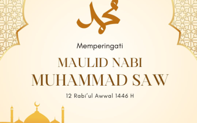 Keluarga Besar PTUN Kendari Mengucapkan Selamat Memperingati Maulid Nabi Muhammad SAW 12 Rabi’ul Awwal 1446 H