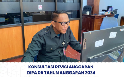 Konsultasi Revisi Anggaran Dipa 05 Tahun Anggaran 2024 di Lingkungan Ditjen Badimiltun