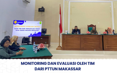 Monitoring dan Evaluasi oleh Tim dari Pengadilan Tinggi Tata Usaha Negara Makassar di Pengadilan Tata Usaha Negara Kendari