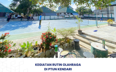 Kegiatan Rutin Olahraga di PTUN Kendari