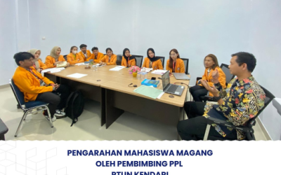 Pengarahan Mahasiswa Magang Oleh Pembimbing PPL PTUN Kendari