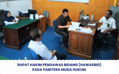Rapat Hakim Pengawas Bidang Pada Panitera Muda Hukum