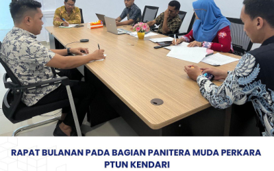 Rapat Bulanan Bagian Panitera Muda Perkara