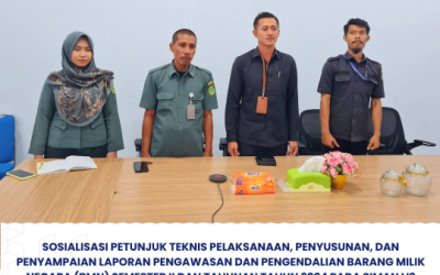 Sosialisasi Petunjuk Teknis Pelaksanaan, Penyusunan, dan Penyampaian Laporan Pengawasan dan Pengendalian Barang Milik Negara (BMN) Semester II dan Tahunan Tahun 2024 Pada SIMAN V2 secara daring