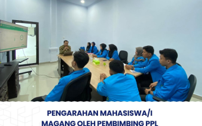 Pengarahan Mahasiswa/i magang oleh Pembimbing PPL di PTUN Kendari
