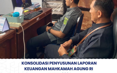 Kegiatan Konsolidasi Penyusunan Laporan Keuangan Mahkamah Agung RI Tahun 2024 secara daring