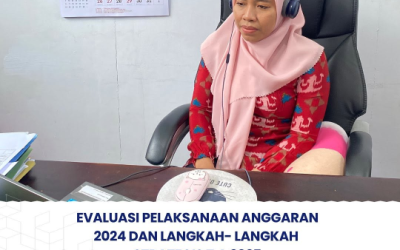 Evaluasi Pelaksanaan Anggaran 2024 Dan Langkah langkah Strategis T.A 2025 secara daring