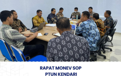 Monev SOP PTUN Kendari