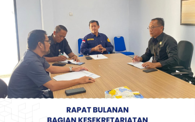 Rapat Bulanan Bagian Kesekretariatan