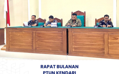 RAPAT BULANAN PTUN KENDARI