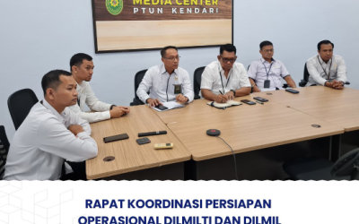 Rapat Koordinasi Persiapan Operasional Dilmilti dan Dilmil