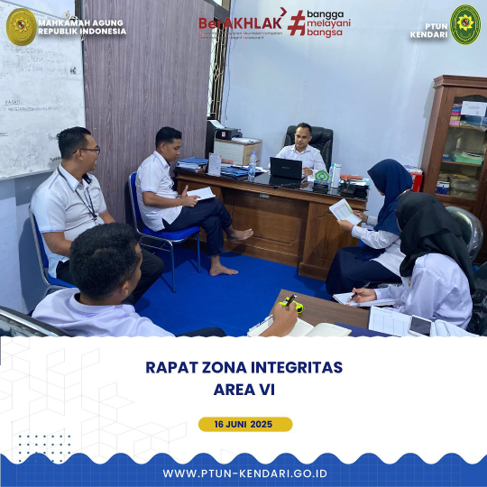 Rapat Zona Integritas Area VI