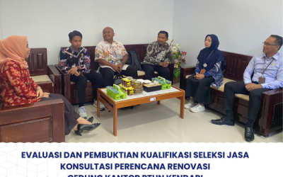 Kegiatan Evaluasi dan Pembuktian Kualifikasi Seleksi Jasa Konsultasi Perencana Renovasi Gedung Kantor PTUN Kendari