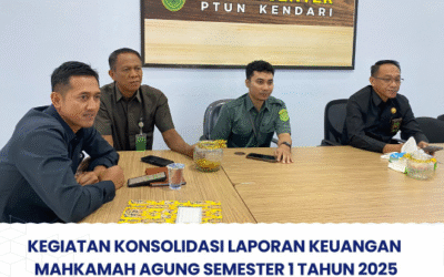 Konsolidasi Laporan Keuangan Mahkamah Agung Semester I Tahun 2025