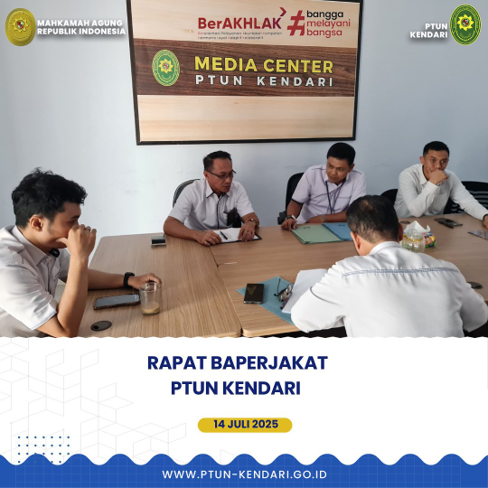Rapat Baperjakat PTUN Kendari