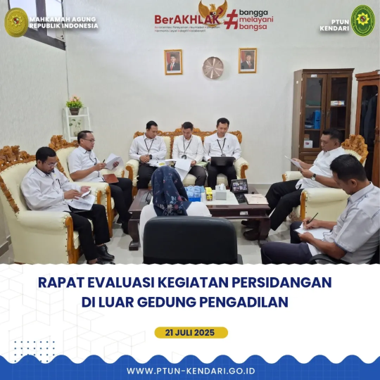 Rapat Evaluasi Kegiatan Persidangan Di Luar Gedung Pengadilan