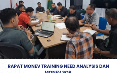 Rapat Monev Training Need Analysis dan Monev SOP