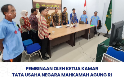 Pembinaan Oleh Ketua Kamar Tata Usaha Negara Mahkamah Agung RI