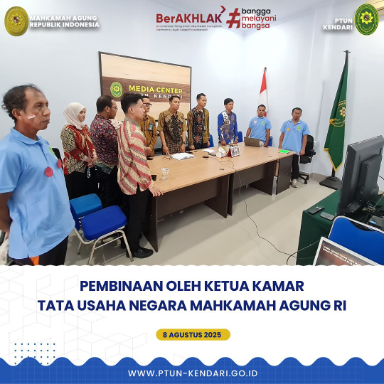 Pembinaan Oleh Ketua Kamar Tata Usaha Negara Mahkamah Agung RI