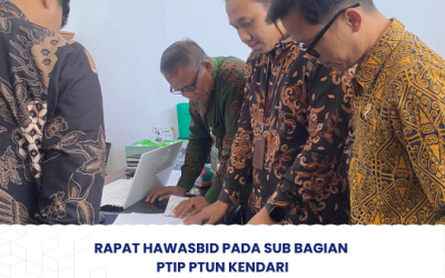 Rapat Hawasbid Pada Sub Bagian PTIP