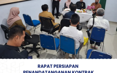 Rapat Persiapan Penandatanganan Kontrak