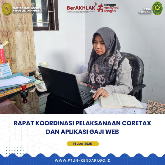 Koordinasi Pelaksanaan Coretax dan Aplikasi Gaji Web secara daring