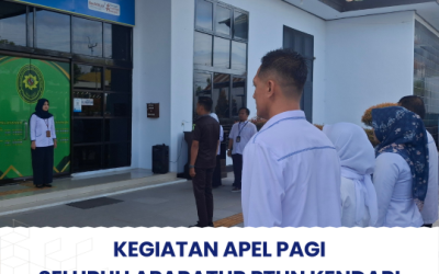 Kegiatan Apel Pagi Seluruh Aparatur PTUN Kendari