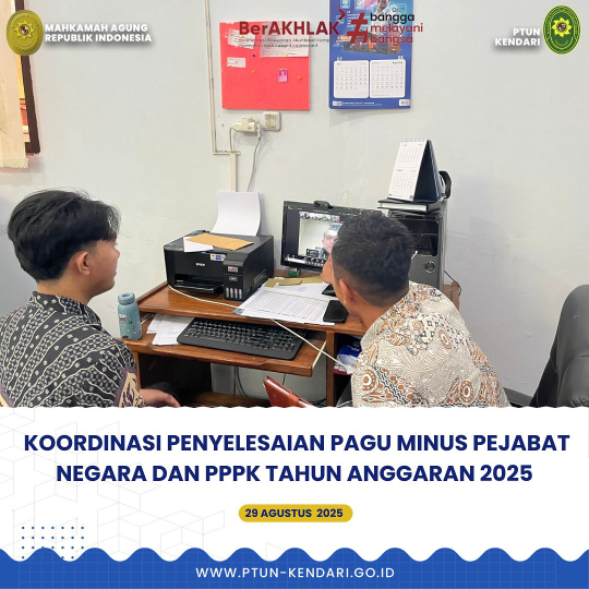 Koordinasi Penyelesaian Pagu Minus Pejabat Negara dan PPPK Tahun Anggaran 2025