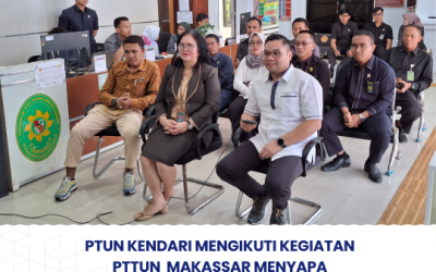 PTUN Kendari mengikuti kegiatan PTTUN Makassar menyapa secara daring