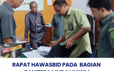 Rapat Hawasbid Pada Sub Bagian Kepaniteraan Muda Hukum
