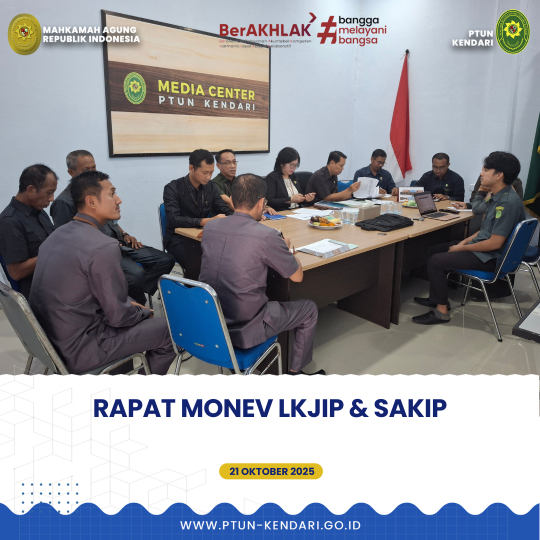 Rapat Monev LKJIP & SAKIP