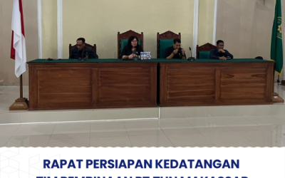 Rapat Persiapan Kedatangan Tim Pembinaan PT.TUN Makassar