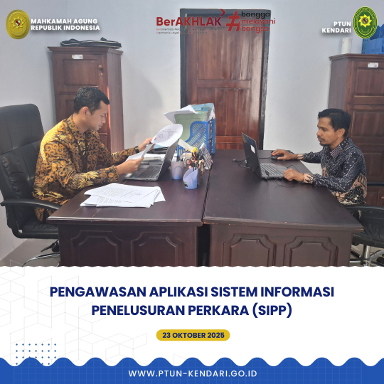 Pengawasan Aplikasi Sistem Informasi Penelusuran Perkara (SIPP)