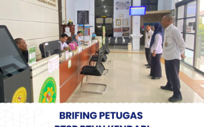 Brifing Petugas PTSP PTUN Kendari