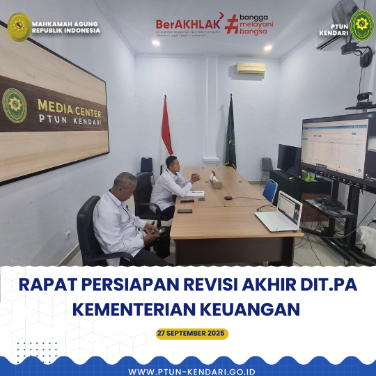 Rapat Persiapan Revisi Akhir Dit.PA Kementerian Keuangan