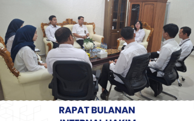 Rapat Bulanan Internal Hakim