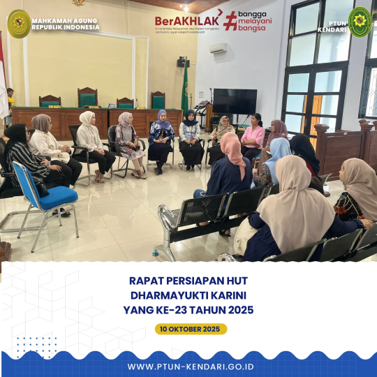 Rapat Persiapan Hut Dharmayukti Karini yang Ke-23 Tahun 2025