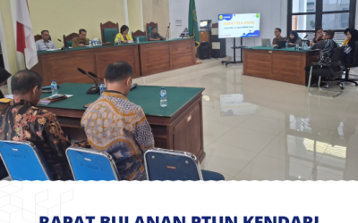 Rapat Bulanan PTUN Kendari