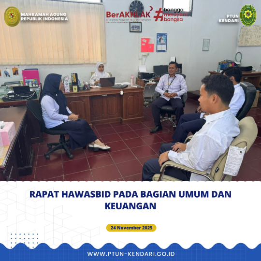 Rapat Hawasbid Pada Bagian Umum dan Keuangan
